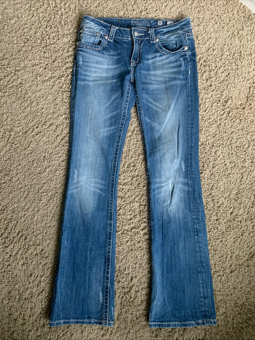 Miss Me size 30 bootcut #JW5353B denim blue jeans